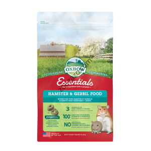Храна на гранули за Хамстери, Мишки и Джербили, 450 гр. - Oxbow Essentials Hamster & Gerbil
